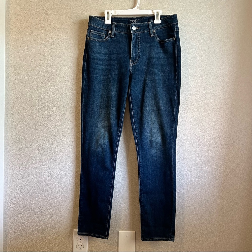 Lucky Brand Mid Rise Hayden Skinny Jean Dark Wash Size 6/28 Regular